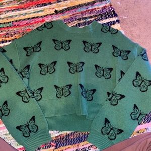 butterfly pacsun l.a. hearts sweater